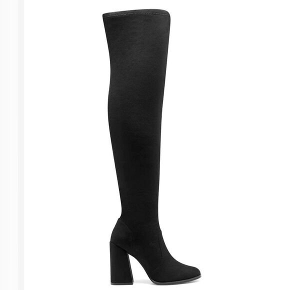 JESSICA SIMPSON Brixten Over The Knee Suede Black Boots Size 6 - Picture 1 of 10